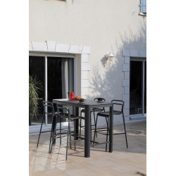 Chaise haute Eos graphite