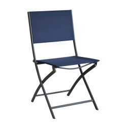 Chaise de jardin pliante Dream bleue