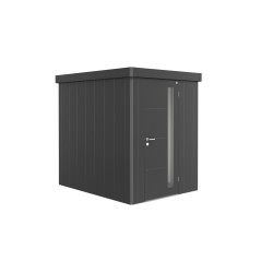 Abri de jardin métal Neo gris foncé BIOHORT 1.8x2.36m | BIOHORT