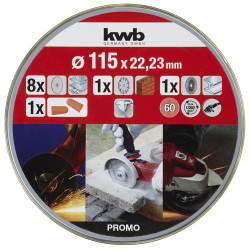 Disques à tronçonner 115mm 10p – KWB | KWB

