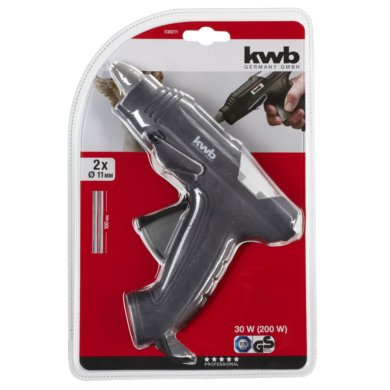 Pistolet à colle KWB 30W – Collage Rapide et Précis | KWB