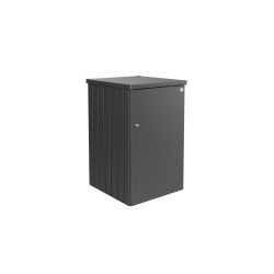 Abri Poubelles BIOHORT Gris Foncé - Abri Métal Robuste | BIOHORT