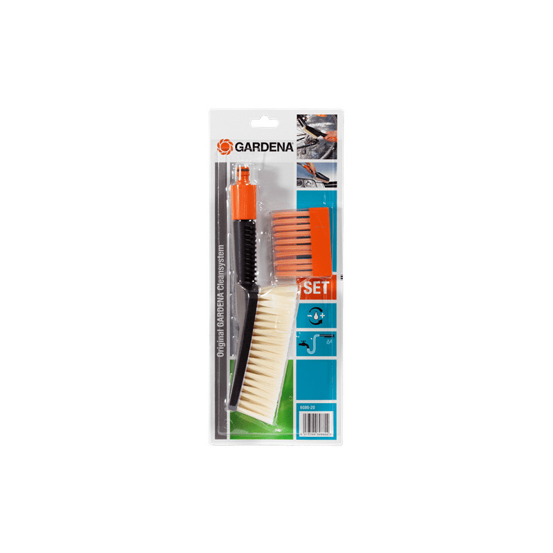 Brosse de lavage CleanSystem GARDENA – Nettoyage & Brillance | GARDENA Brosse de lavage CleanSystem GARDENA – Nettoyage & Brillance | GARDENA