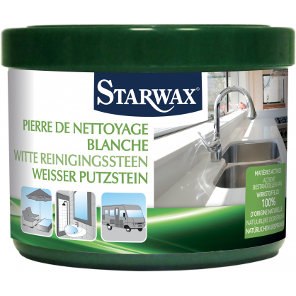 Pierre de nettoyage naturelle blanche STARWAX