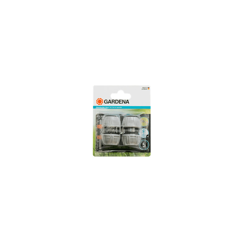 Kit de réparation pour tuyaux 2 pièces Ø 13 - 15 mm GARDENA Kit de réparation pour tuyaux 2 pièces Ø 13 - 15 mm GARDENA