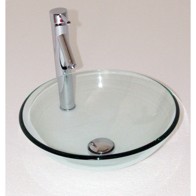 Vasque Mitra en verre Ø 42 cm – design moderne | AYOR BATHROOM Vasque Mitra en verre Ø 42 cm – design moderne | AYOR BATHROOM