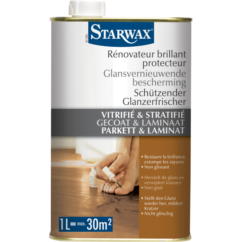 Huile rénovateur protecteur pour vitrifié et stratifié 1 L STARWAX