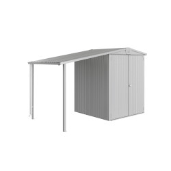 Auvent pour abri Europa argenté 1,5 x 1,56 x 1,7 m BIOHORT