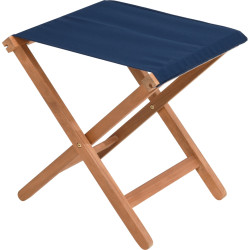 Tabouret pliant bleu 39 x 42 x 45 cm