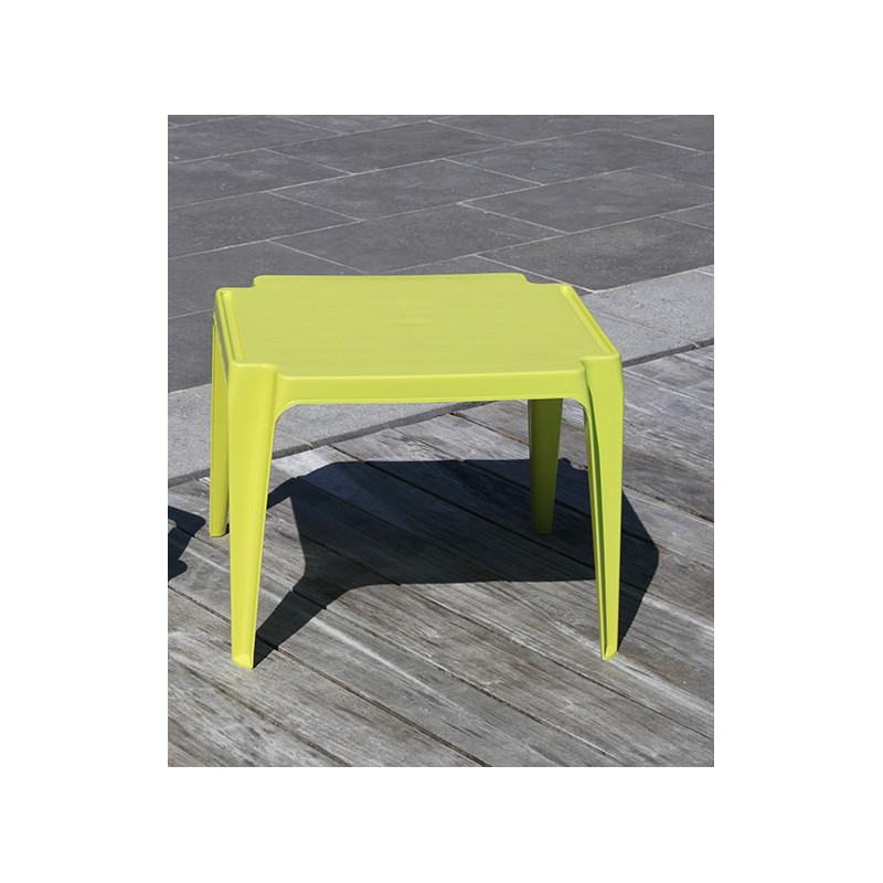 Table de jardin pour enfant lime