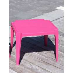 Table de jardin pour enfant fuschia