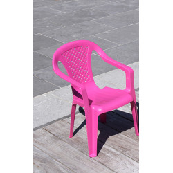 Fauteuil de jardin pour enfant fuschia