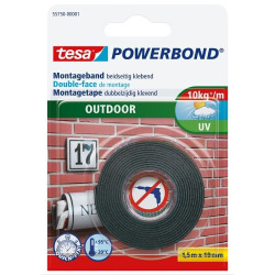 Double-face de montage Outdoor Powerbond 1,5 m x 19 mm TESA