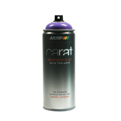 Peinture aérosol Carat Violet Myrtille brillante 0,4 L MOTIP