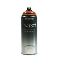 Peinture aérosol Carat brun orangé brillante 0,4 L | MOTIP