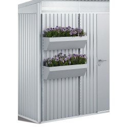 Bac à fleurs BIOHORT argenté pour abri - Accessoire | BIOHORT