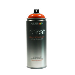 Peinture aérosol Carat Orangé Signal brillante 0,4 L MOTIP