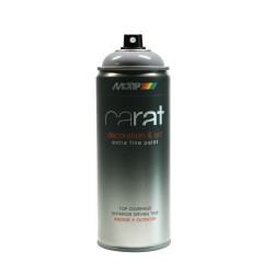 Peinture aérosol Carat Gris Argent Brillante 0,4L | MOTIP