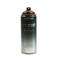 Peinture en aérosol Carat Charly Brown brillante 0,4 L | MOTIP