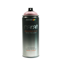Peinture aérosol Carat rose bébé brillante 0,4 L | MOTIP