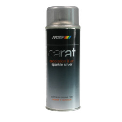 Peinture Aérosol Carat Argent Brillante 0,4L – Finition Parfaite | MOTIP