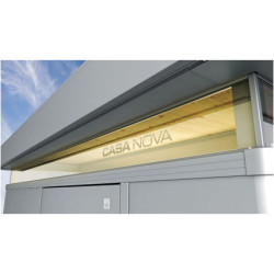 Bandeau en verre acrylique double vitrage 3 x 3 m BIOHORT