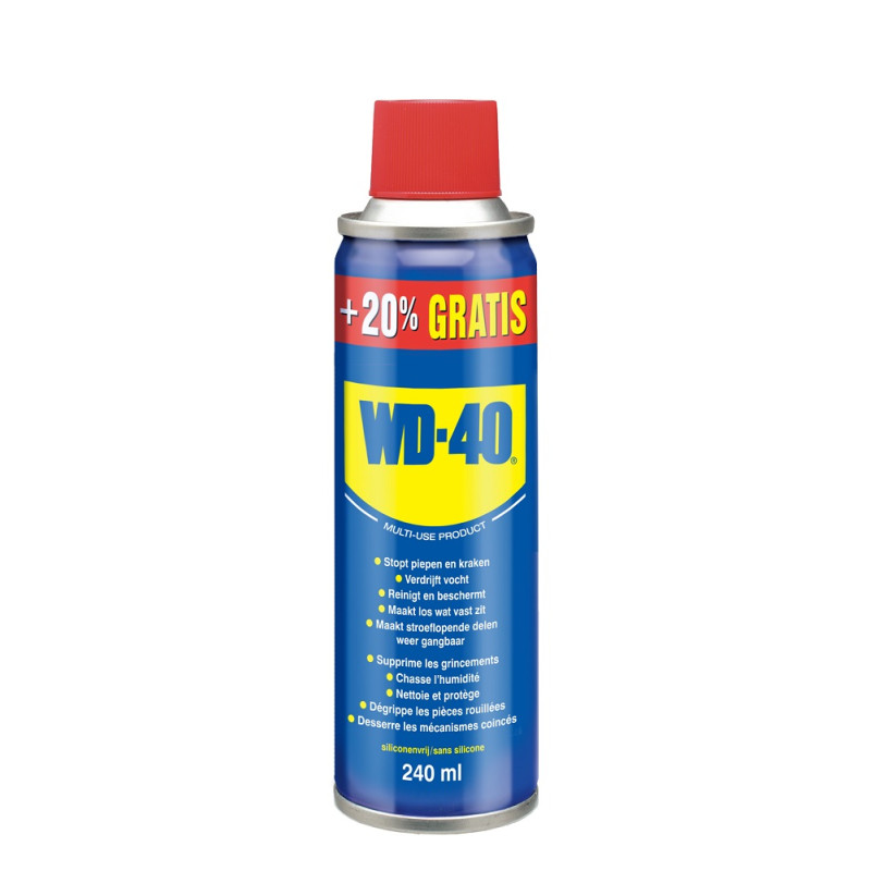 Spray multi-fonctions 200 ml + 20% gratuits WD 40