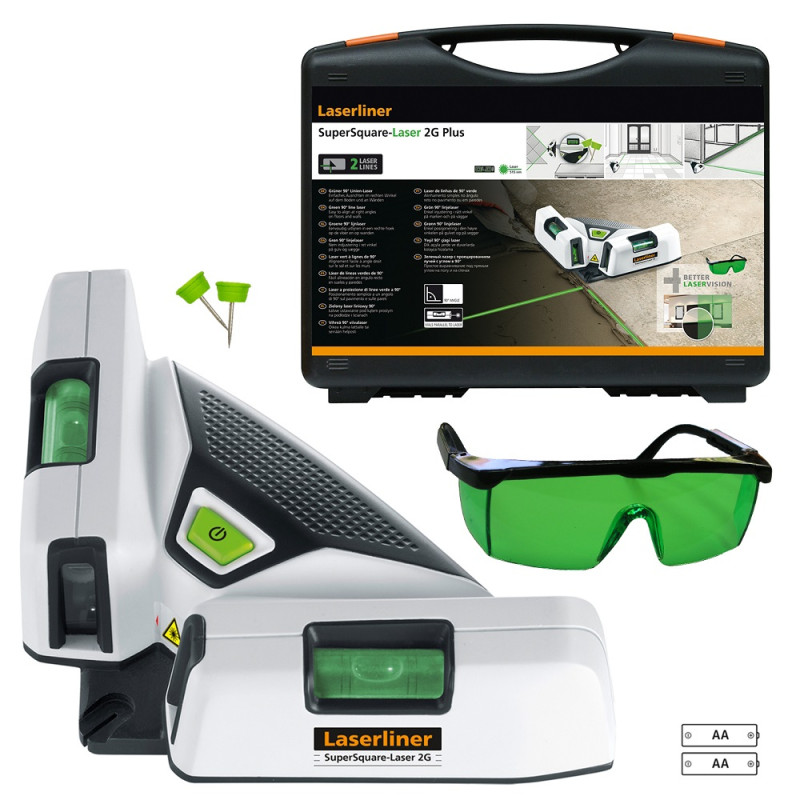 Niveau laser à lignes SuperSquare 2G Plus 90° LASERLINER Niveau laser à lignes SuperSquare 2G Plus 90° LASERLINER