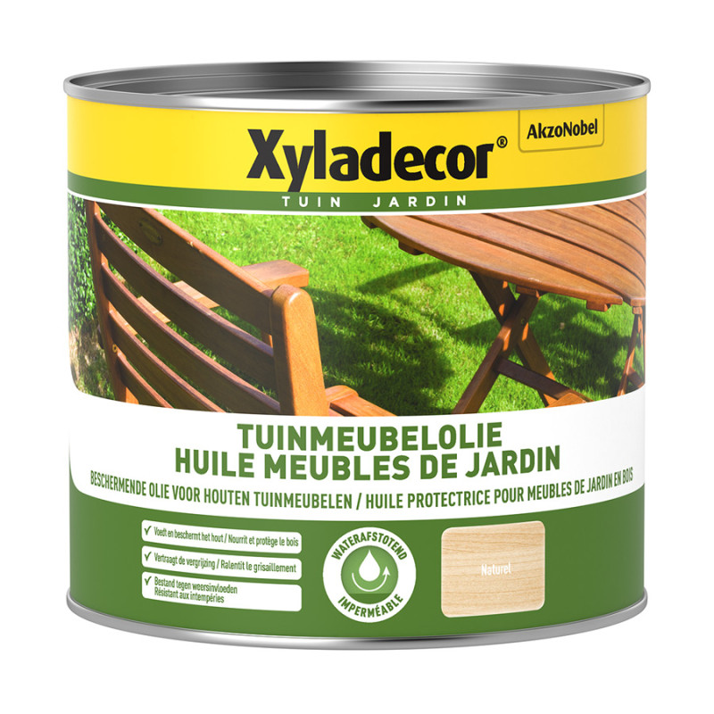 Huile protectrice pour meuble de jardin en bois Naturel 0,5 L XYLADECOR