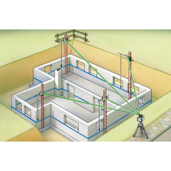 Niveau laser rotatif automatique Cubus G 110 S LASERLINER Niveau laser rotatif automatique Cubus G 110 S LASERLINER