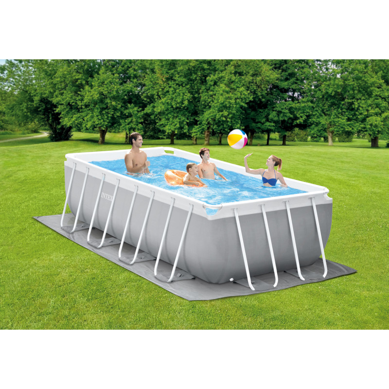Piscine tubulaire Frame rectangulaire avec épurateur à cartouche 4 x 2 x 1,22 m INTEX Piscine tubulaire Frame rectangulaire avec épurateur à cartouche 4 x 2 x 1,22 m INTEX
