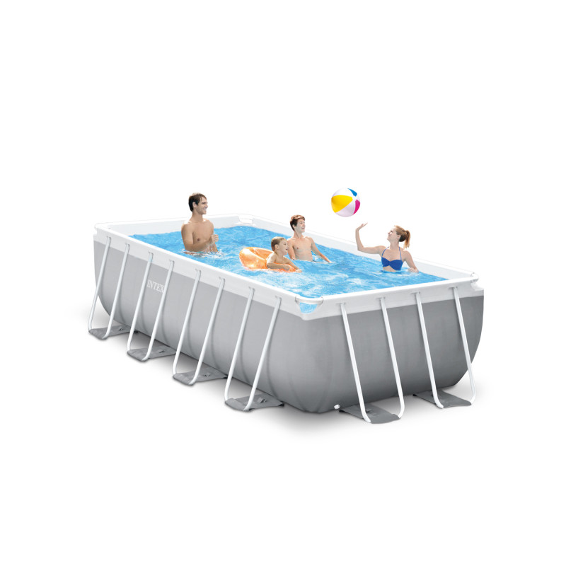 Piscine tubulaire Frame rectangulaire avec épurateur à cartouche 4 x 2 x 1,22 m INTEX Piscine tubulaire Frame rectangulaire avec épurateur à cartouche 4 x 2 x 1,22 m INTEX
