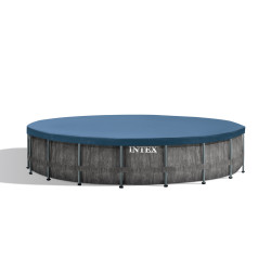 Piscine tubulaire Baltik ronde avec pompe Ø 5,49 x 1,22 m INTEX