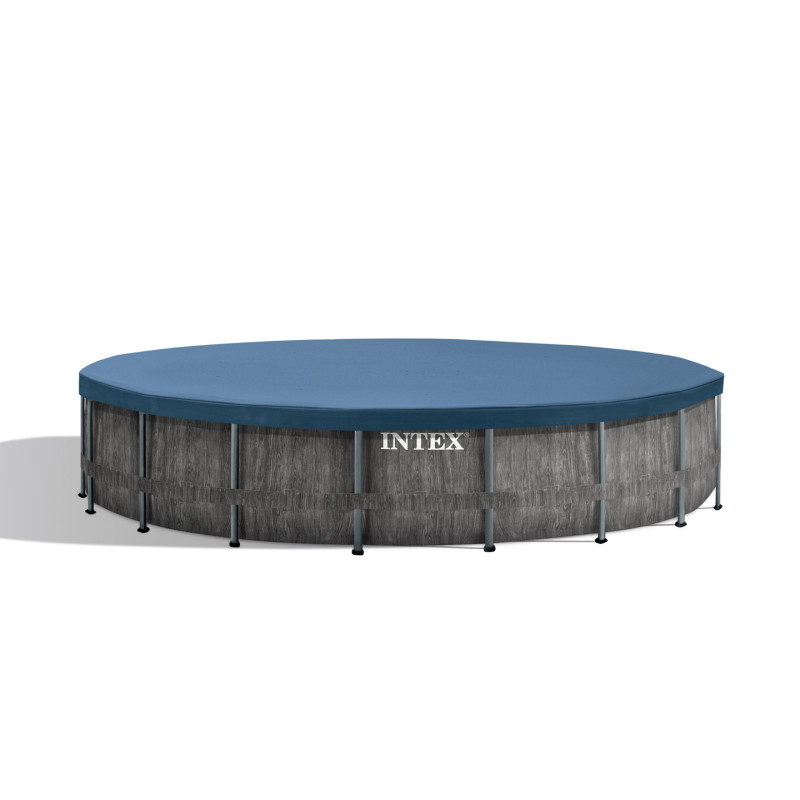 Piscine tubulaire Baltik ronde avec pompe Ø 5,49 x 1,22 m INTEX