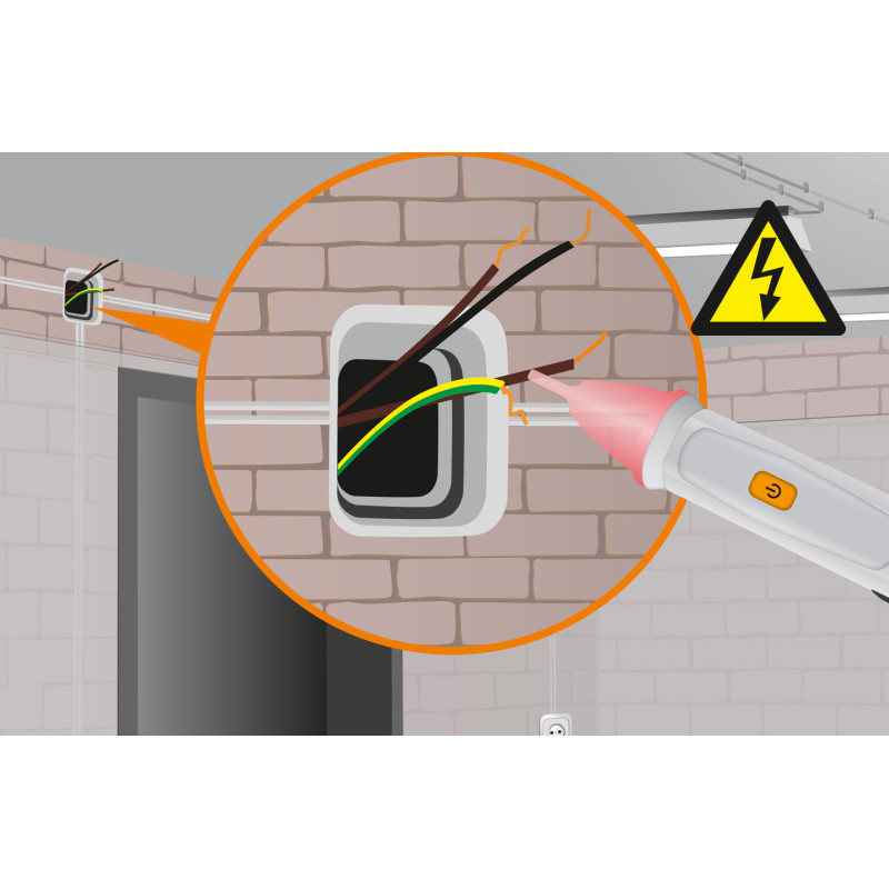 Testeur de tension sans contact ActiveFinder One LASERLINER Testeur de tension sans contact ActiveFinder One LASERLINER