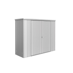Armoire à outils BIOHORT argentée 2,3m - Rangement jardin | BIOHORT
