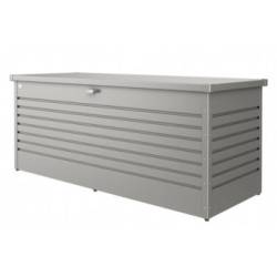 Coffre de jardin gris BIOHORT 2x0.79x0.83m - Rangement extérieur | BIOHORT
