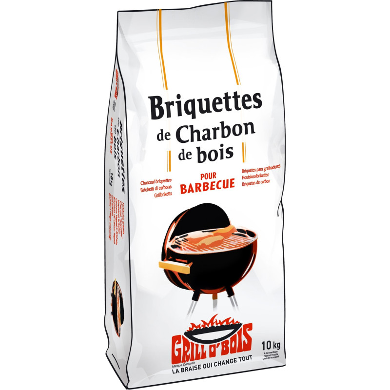 Briquettes de charbon de bois GRILL O BOIS