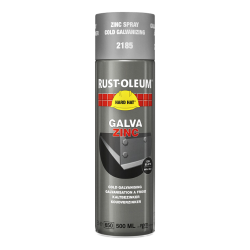 Peinture de galvanisation Hard Hat grise mate 0,5 L RUST-OLEUM