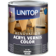 Vernis acrylique Color Renovation pour boiserie intérieure noir 0,75 L LINITOP