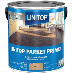 Primer parquet incolore LINITOP 2,5L – Idéal bois | LINITOP