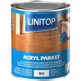 Vernis acrylique Renovation pour parquet incolore mat 0,75 L LINITOP