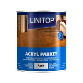 Vernis acrylique Renovation pour parquet incolore satin 2,5 L LINITOP