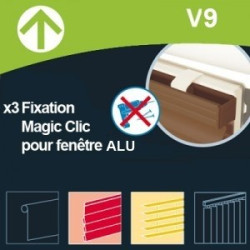 Fixation pour store Magic Clic V9 – Installation facile | INVENTIV