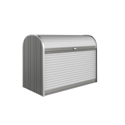 Coffre de rangement StoreMax gris métallisé BIOHORT 1,9 m | BIOHORT