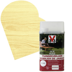 Huile pour mobilier de jardin V33 incolore mate – Protection durable | V33