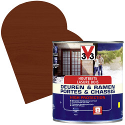 Lasure Haute Protection Teck V33 – Protège vos portes | V33