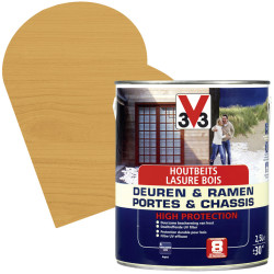 Lasure V33 Chêne Moyen Satinée – Haute Protection | V33