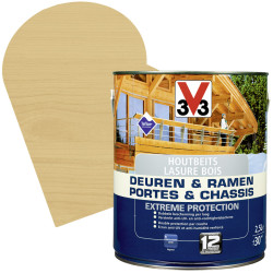 Lasure Chêne Clair Extrême Protection – Portes & Châssis | V33