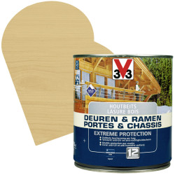 Lasure Chêne Clair Satinée – Protection Extrême | V33